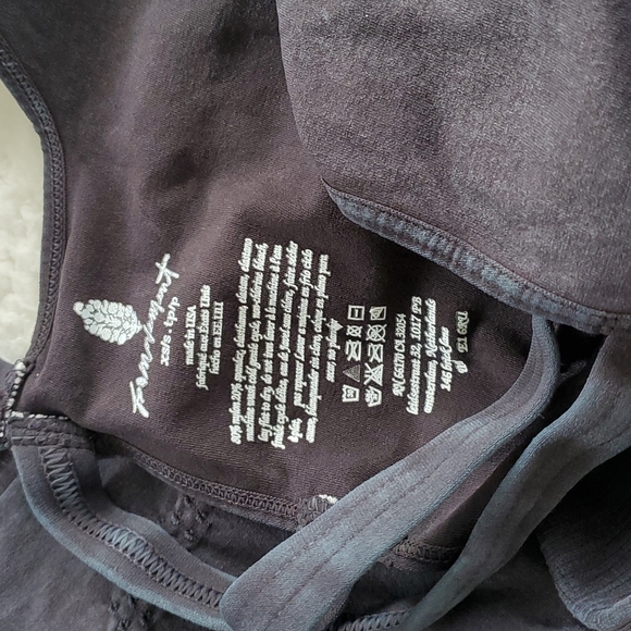 Free People Good Karma Onesie Washed Black - Picture 4 of 16